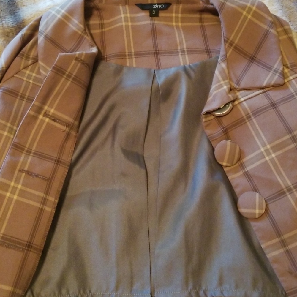 Zinc Plaid Jacket View 4